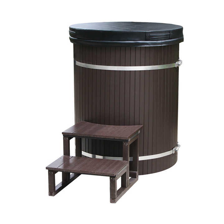 Cold Plunge Oasis - Wood Barrel Cold Plunge